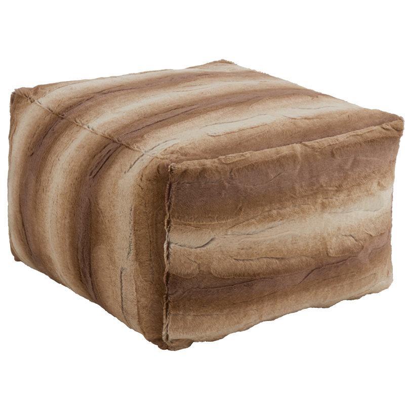 Union Rustic Hobgood Animal Print Pouf Ottoman & Reviews Wayfair